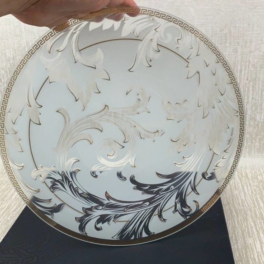 VERSACE LARGE PLATTER / SERVING PLATE ARABESQUE - Picture 4 of 10